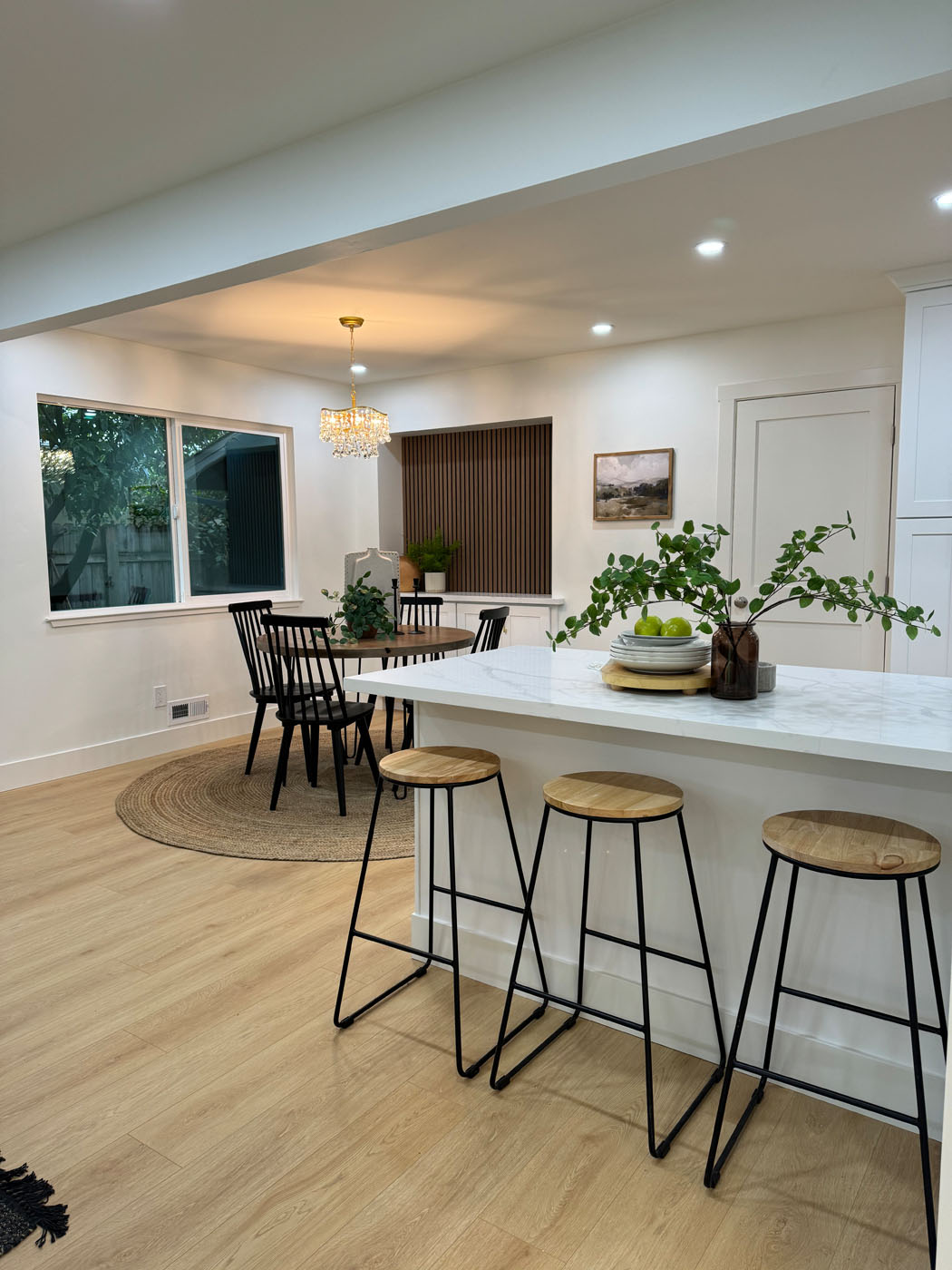 A Sacramento detached ADU in a California backyard by a pool.