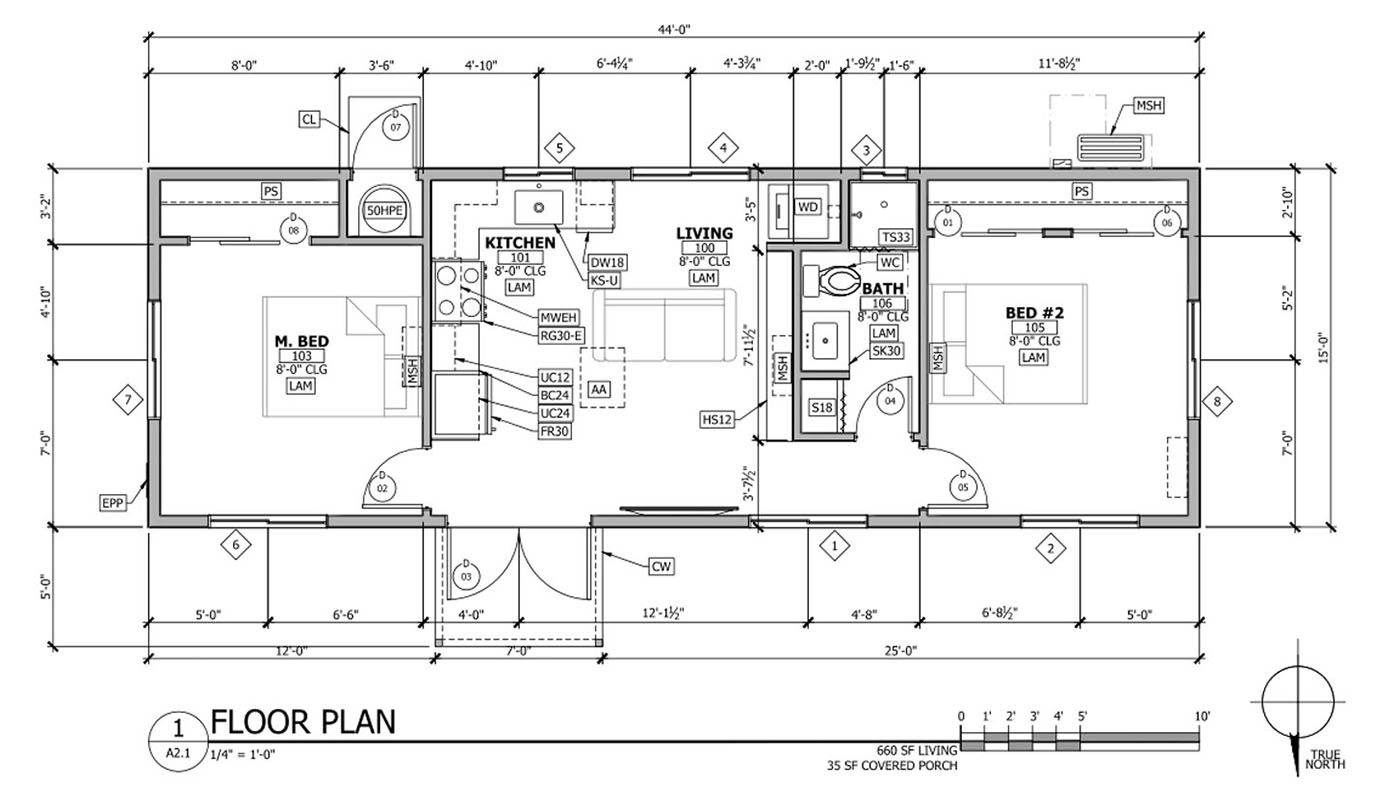 C-660 Floor Plan